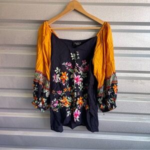 feathers by tolani NWT roxana top